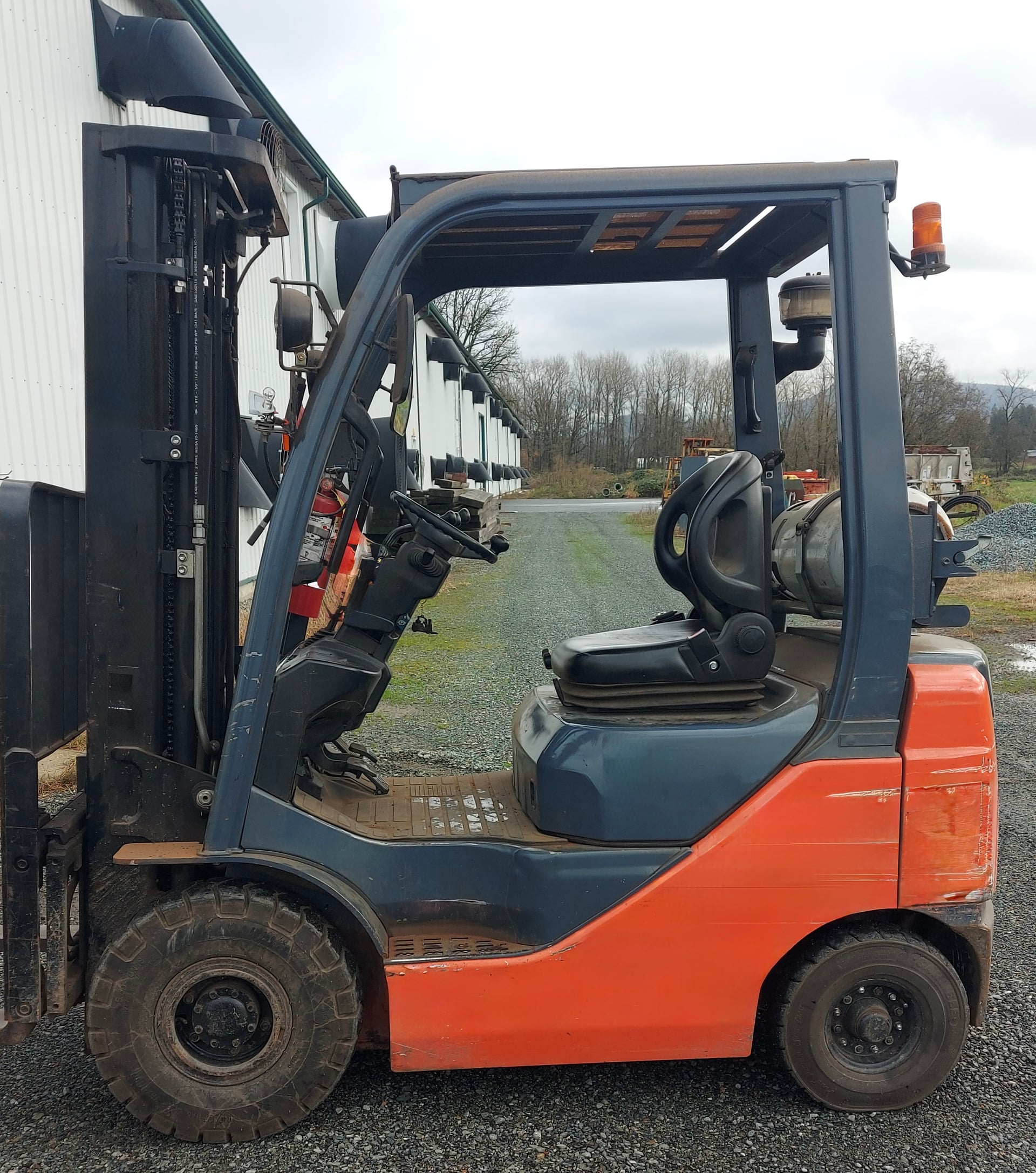 Forklift repair in the field